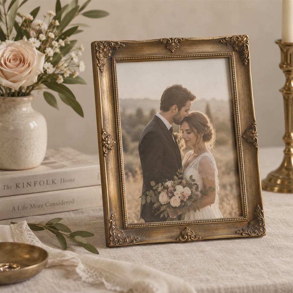 Vintage Brass Frame (5x7)