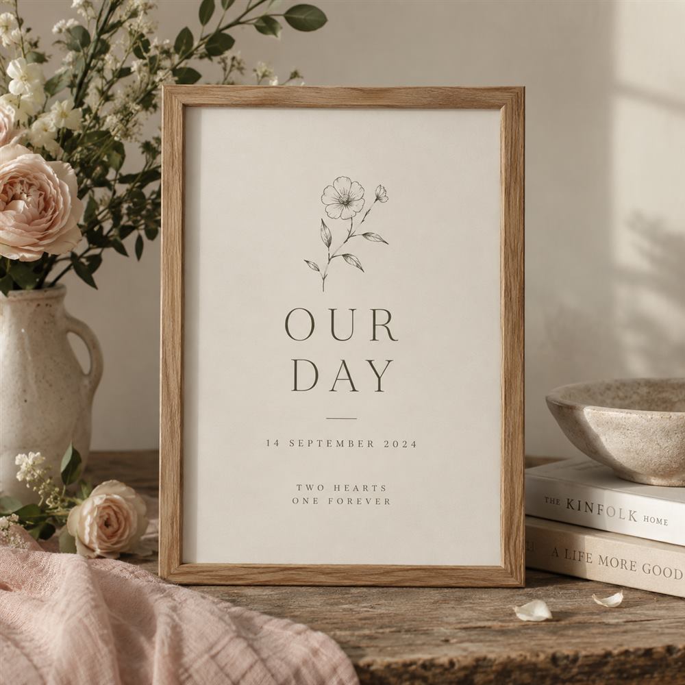 Wedding Date Print